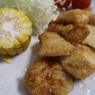 サックリふんわり⭐子供好き白身魚のカレー風味焼き